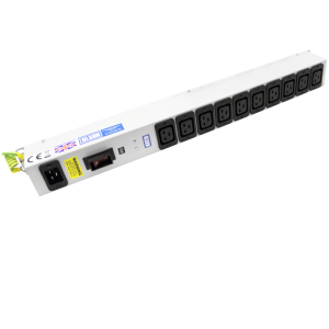 10 Way 16A IEC C19 Sockets Double Pole 16A Circuit Breaker C20 Inlet PDU