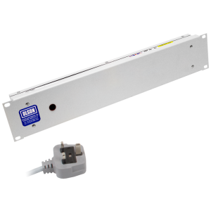 4 Way 19" 2U Horizontal 13A Rear Facing Unswitched Rack Mount 13A Plug PDU - Image 1