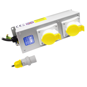 2 Way 110V 16A BS4343 Socket PDU - Image 1