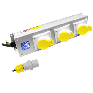 3 Way 110V 16A BS4343 Socket PDU