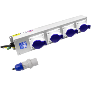 4 Way 230V 16A BS4343 Socket PDU