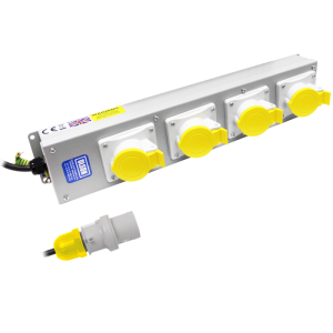 4 Way 110V 16A BS4343 Socket PDU