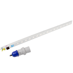 16 Way 13A Sockets Angled Left Illuminated Main Switch 16A Plug PDU - Image 1