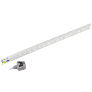 16 Way 13A Sockets Angled Left Neon 13A Plug PDU - Image 1
