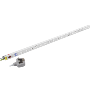18 Way 13A Vertical Sockets Fused 13A Plug PDU - Image 1