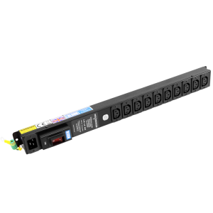 10 Way 10A IEC C13 Sockets C20 Inlet Circuit Breaker RF Filtered Surge Protected PDU