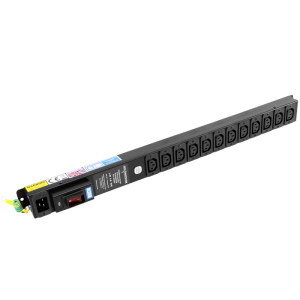 12 Way 10A IEC C13 Sockets C20 Inlet Circuit Breaker RF Filtered Surge Protected PDU