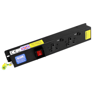 2 Way 13A Individually Fused Illuminated Main Switch Wieland Connect PDU