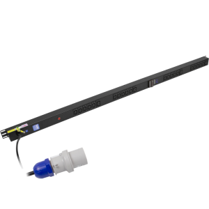 20x 10A IEC 60320 C13 & 4x 16A IEC 60320 C19 Socket Power Metered 16A Plug PDU - Image 1