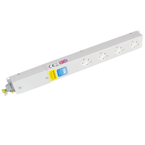 4 Way 13A Single Entry PDU 32A Rated