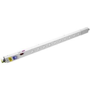 10 Way 13A Dual Entry Fused PDU 32A Rated