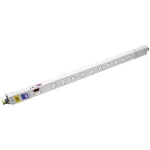 10 Way 13A Dual Entry Fused Main Switch PDU 32A Rated