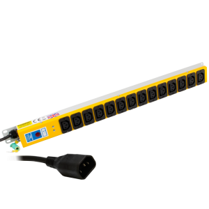14 Way 10A IEC 60320 C13 Socket Neon IEC 60320 C14 Plug PDU