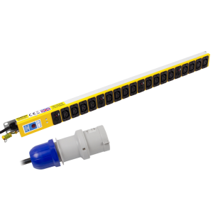 16 Way 10A 4x Neon Fused IEC 60320 C13 Sockets 32A Plug PDU - Image 1