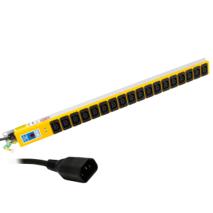 18 Way 10A IEC 60320 C13 Socket Neon IEC 60320 C14 Plug PDU