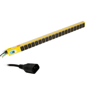 20 Way 10A IEC 60320 C13 Socket Neon IEC 60320 C14 Plug PDU