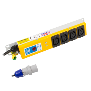 4 Way 10A IEC 60320 C13 Socket Neon 16A Plug PDU - Image 1