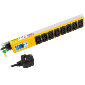 8 Way 10A IEC 60320 C13 Socket Neon 13A Plug PDU