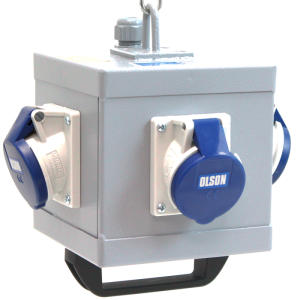 4 Way 16A BS4343 Socket Suspended Service Unit