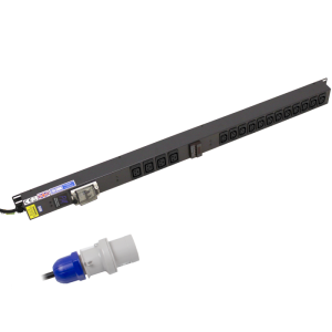 12x 10A IEC 60320 C13 & 4x 16A IEC 60320 C19 Socket Circuit Breaker Power Metered 16A Plug PDU - Image 1