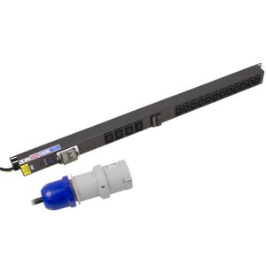12x 10A IEC 60320 C13 & 4x 16A IEC 60320 C19 Socket Circuit Breaker Power Metered 32A Plug PDU