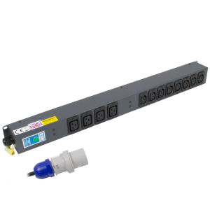 8x 10A IEC 60320 C13 & 4x 16A IEC 60320 C19 Socket 16A Plug PDU - Image 1