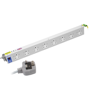 8 Way 13A Unswitched Neon Fused PDU - Image 1
