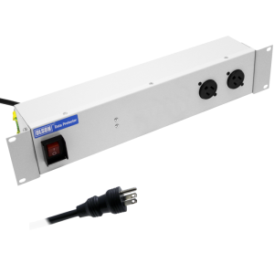 2 Way 19" 2U 15A American RF Filtered Surge Protected Main Switch Rack Mount PDU - Image 1