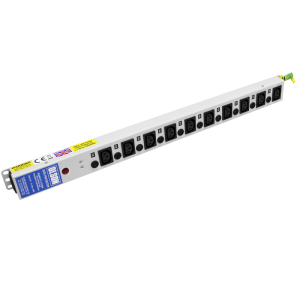 10 Way 10A IEC C13 Sockets Individually Fused RF Filtered Surge Protected Neon C14 Inlet PDU