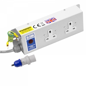 2 Way 13A Unswitched Socket Neon 16A Plug PDU