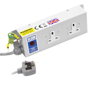 2 Way 13A Unswitched Socket Neon 13A Plug PDU