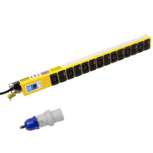 7 Way 10A Individual Neon Fused IEC C13 Sockets 16A Plug PDU - Image 1