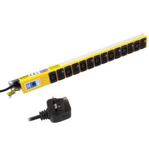7 Way 10A Individual Neon Fused IEC C13 Sockets 13A Plug PDU - Image 1