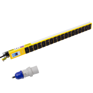 9 Way 10A Individual Neon Fused IEC C13 Sockets 16A Plug PDU - Image 1