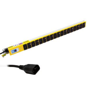 9 Way 10A Individual Neon Fused IEC C13 Sockets IEC 60320 C14 Plug PDU - Image 1