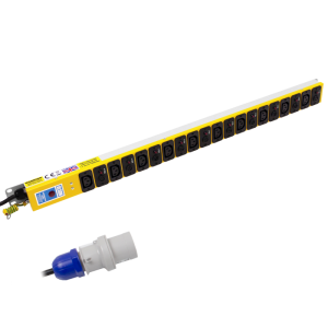 10 Way 10A Individual Neon Fused IEC C13 Sockets 16A Plug PDU - Image 1