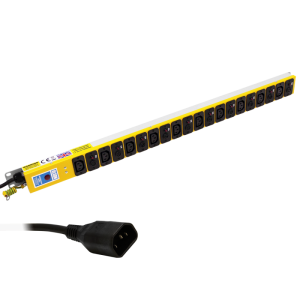 10 Way 10A Individual Neon Fused IEC C13 Sockets IEC 60320 C14 Plug PDU
