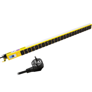 12 Way 10A Individual Neon Fused IEC C13 Sockets CEE 7/7 Plug PDU - Image 1