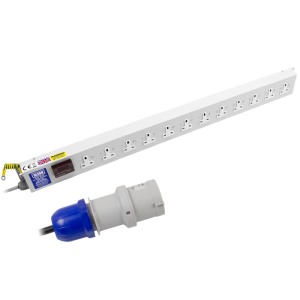 12 Way 13A Power Metered & Surge Protected 32A Plug PDU