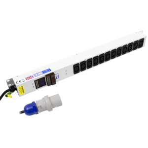 12 Way 10A IEC 60320 C13 Power Metered Sockets 16A Plug PDU - Image 1