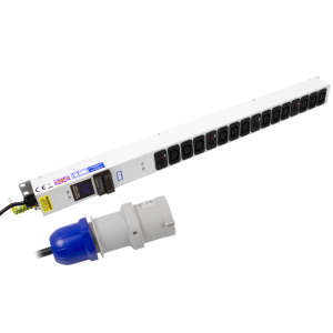 12 Way 10A IEC 60320 C13 4x Neon Fused Power Metered Sockets 32A Plug PDU - Image 1