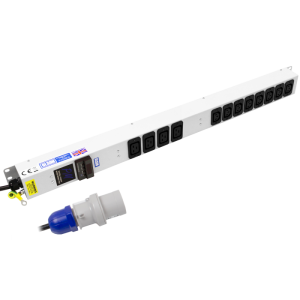 8x 10A IEC 60320 C13 & 4x 16A IEC 60320 C19 Socket Power Metered PDU - Image 1