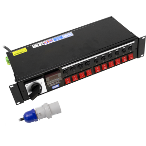 2U 19" Power Metered 6x 10A IEC 60320 C13 & 4x 16A IEC 60320 C19 Socket PDU - Image 1