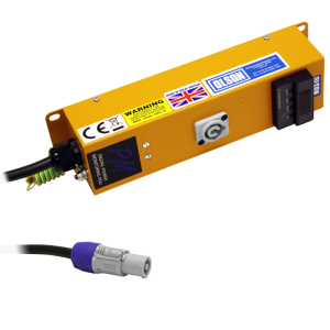 1 Way 20A Neutrik Powercon Power Meter Box PDU