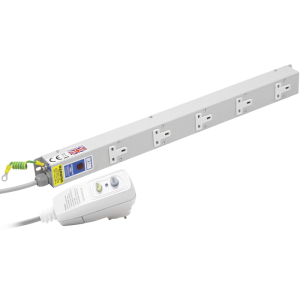 5 Way 13A Vertical Sockets Neon 13A RCD Plug PDU