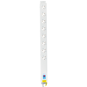 8 Way 13A Sockets Angled Left Neon 32A Plug PDU - Image 2