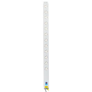 12 Way 13A Sockets Angled Right Neon 13A Plug PDU - Image 2