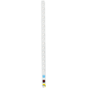 16 Way 13A Sockets Angled Left Illuminated Main Switch 16A Plug PDU - Image 2