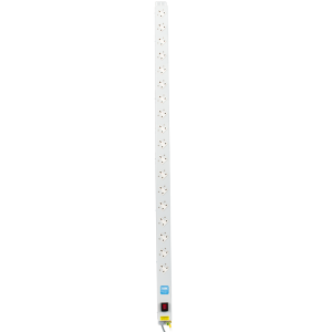 18 Way 13A Sockets Angled Right Illuminated Main Switch 13A Plug PDU - Image 2