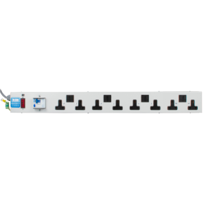 8 Way 13A Individually Switched Fused RCD Protected PDU - Image 2